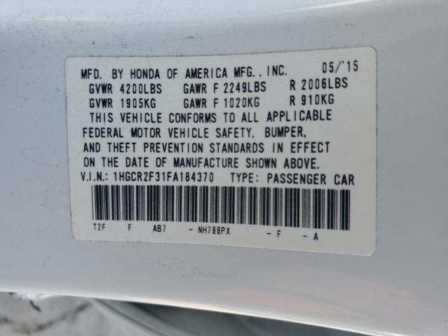2015 HONDA ACCORD LX - 1HGCR2F31FA184370