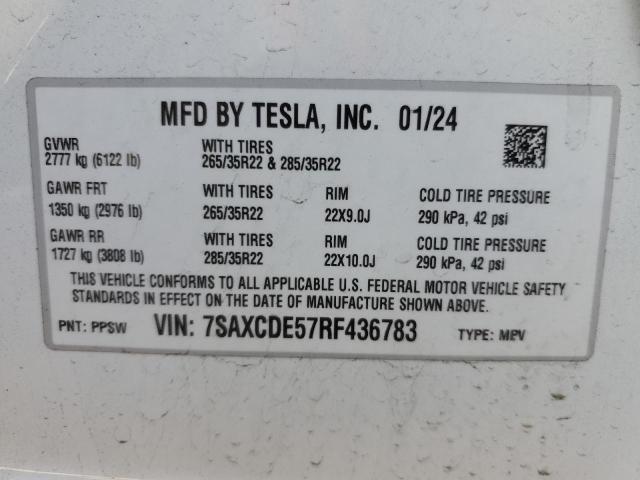 2024 TESLA MODEL X - 7SAXCDE57RF436783