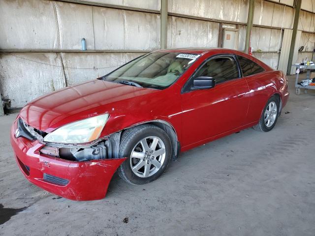 HONDA ACCORD EX 2005 red coupe gas 1HGCM82605A004683 photo #1