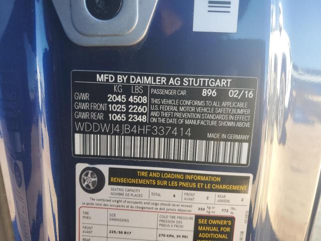 2017 MERCEDES-BENZ C 300 - WDDWJ4JB4HF337414