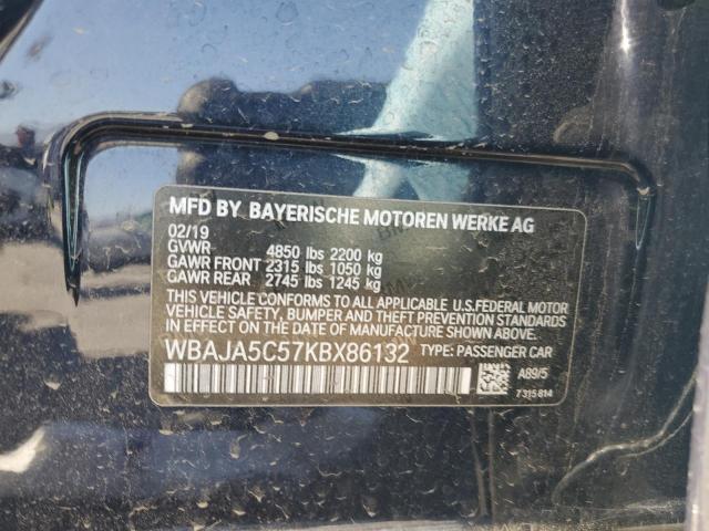 2019 BMW 530 I WBAJA5C57KBX86132
