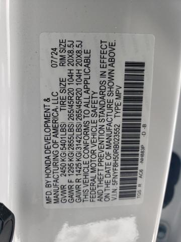 2024 HONDA PASSPORT E - 5FNYF8H50RB023552