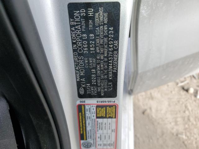 2015 KIA RIO LX - KNADM4A37F6497234