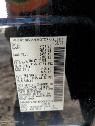 2022 NISSAN FRONTIER S 1N6ED1EK7NN605778