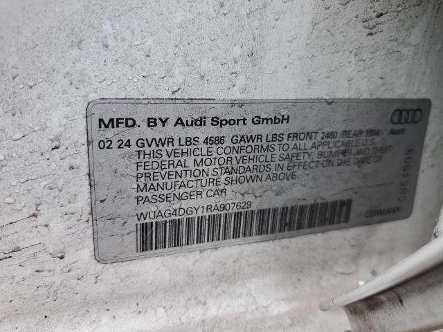 2024 AUDI RS3 WUAG4DGY1RA907629