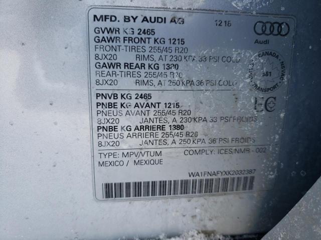 2019 AUDI Q5 TECHNIK - WA1FNAFYXK2032387