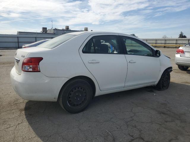 TOYOTA YARIS 2010 white sedan 4d gas JTDBT4K32A4071323 photo #4