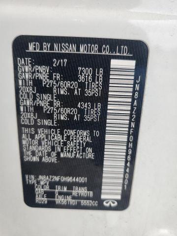 2017 INFINITI QX80 BASE - JN8AZ2NF0H9644001