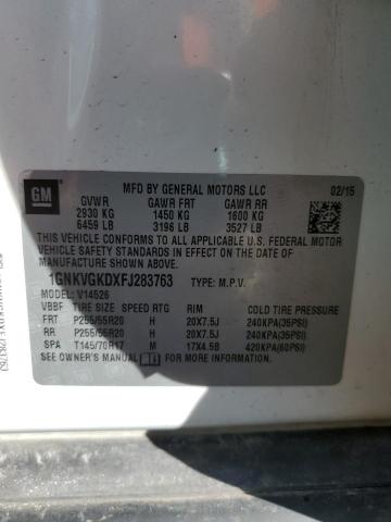 2015 CHEVROLET TRAVERSE L - 1GNKVGKDXFJ283763