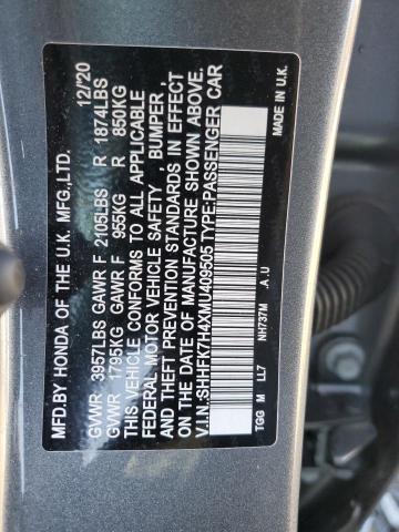 2021 HONDA CIVIC SPOR - SHHFK7H4XMU409505