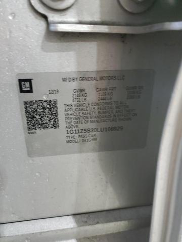 2020 CHEVROLET IMPALA LT 1G11Z5S30LU108929