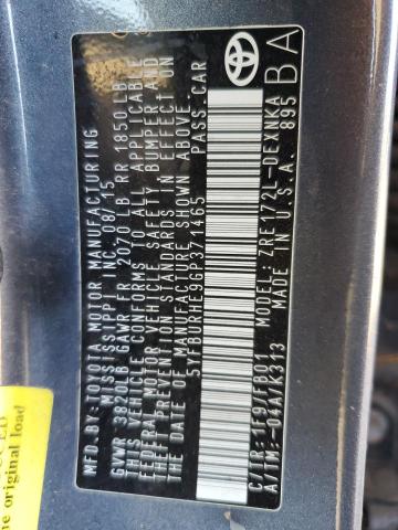 5YFBURHE9GP371465 2016 TOYOTA COROLLA