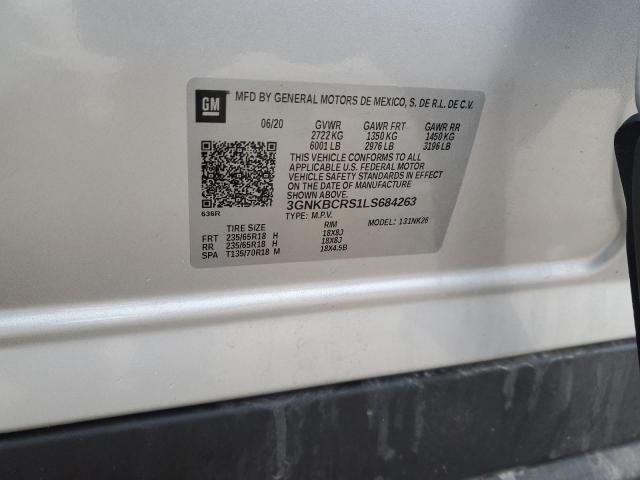 2020 CHEVROLET BLAZER 2LT - 3GNKBCRS1LS684263