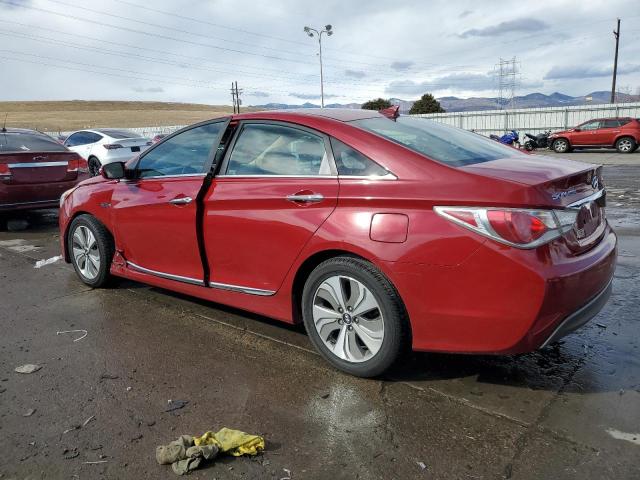 HYUNDAI SONATA HYB 2013 red  hybrid engine KMHEC4A46DA089641 photo #3