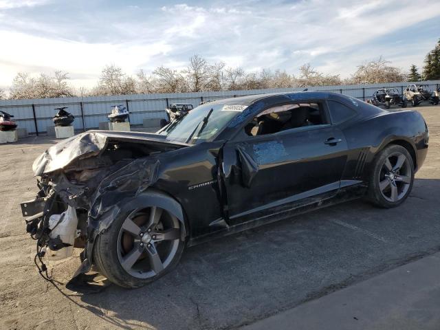 CHEVROLET CAMARO LT 2012 black coupe gas 2G1FB1E36C9179760 photo #1