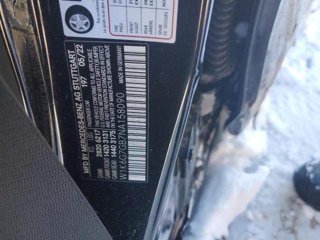 2022 MERCEDES-BENZ S 580 4MAT - W1K6G7GB7NA158090