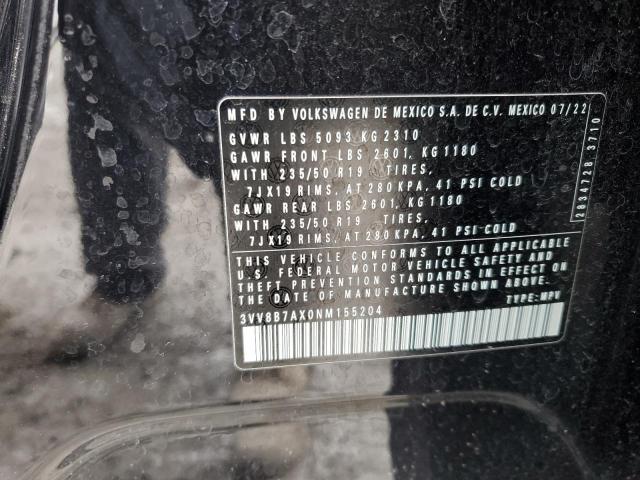2022 VOLKSWAGEN TIGUAN SE - 3VV8B7AX0NM155204