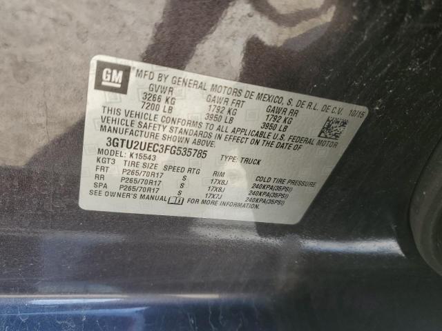 2015 GMC SIERRA 3GTU2UEC3FG535785