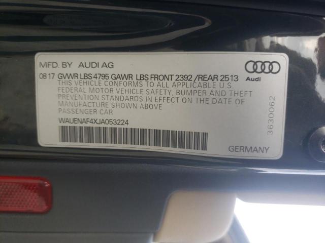 2018 AUDI A4 PREMIUM - WAUENAF4XJA053224