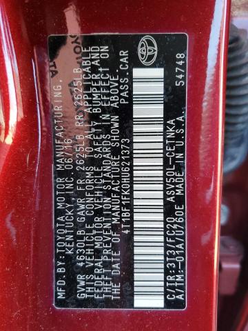 2017 TOYOTA CAMRY LE - 4T1BF1FK0HU621373