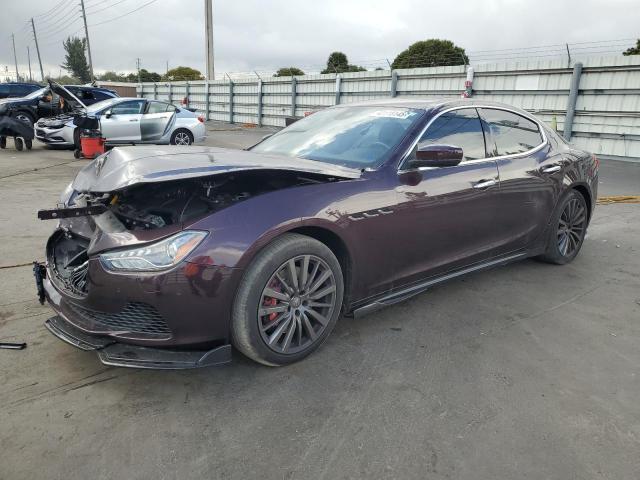 MASERATI GHIBLI S 2017 purple  gas ZAM57RTAXH1229992 photo #1