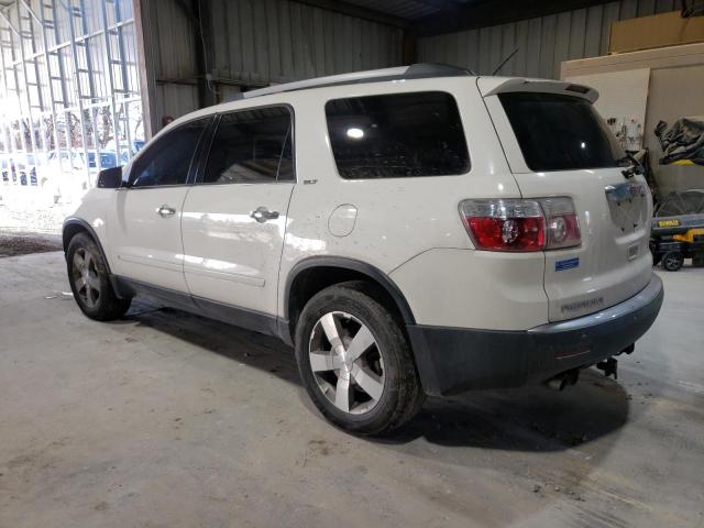 GMC ACADIA SLT 2010 white  gas 1GKLVMEDXAJ125444 photo #3