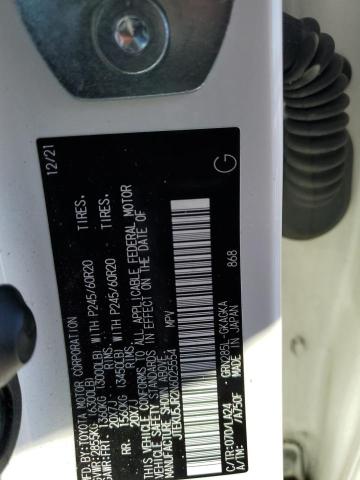 2022 TOYOTA 4RUNNER LI JTEKU5JR2N6025554