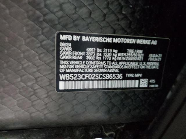 2025 BMW IX XDRIVE5 WB523CF02SCS86536