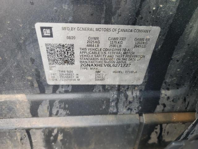 2020 CHEVROLET EQUINOX LS - 2GNAXHEV0L6271727