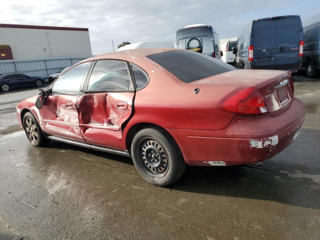 FORD TAURUS LX 2002 red  gas 1FAFP52U32G157119 photo #3