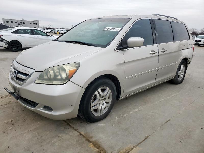 HONDA ODYSSEY EX 2006 silver sports v gas 5FNRL38606B405553 photo #1