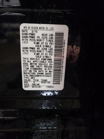 2015 NISSAN ROGUE SELE - JN8AS5MV5FW759920