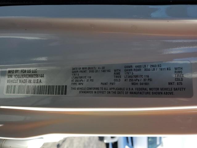 2022 JEEP WRANGLER U - 1C4JJXR63NW206144