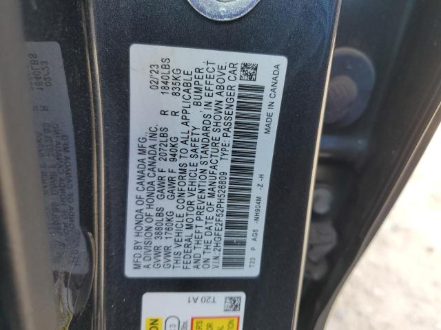 2023 HONDA CIVIC SPOR - 2HGFE2F52PH526809