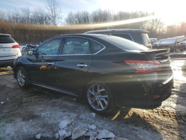 NISSAN SENTRA S 2015 black sedan 4d gas 3N1AB7AP2FY252658 photo #3