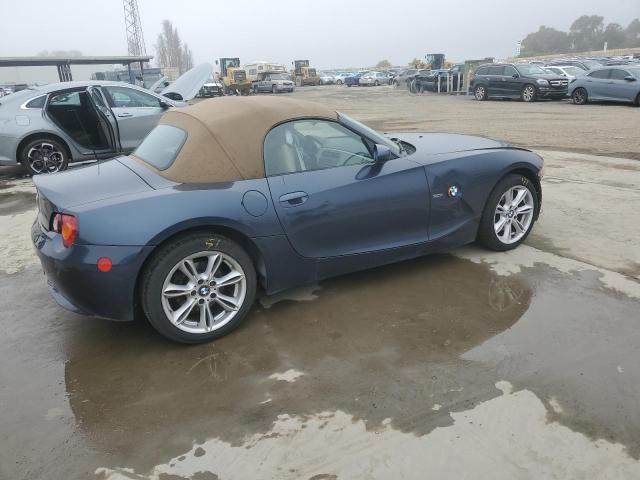 BMW Z4 3.0 2004 blue converti gas 4USBT535X4LU08928 photo #4