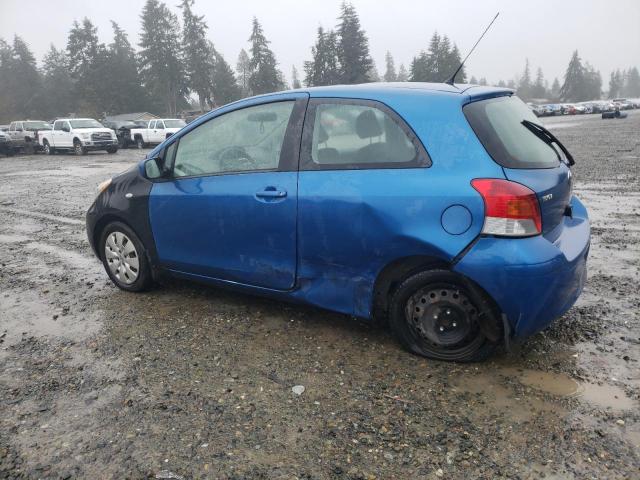 TOYOTA YARIS 2009 blue  gas JTDJT903495244745 photo #3