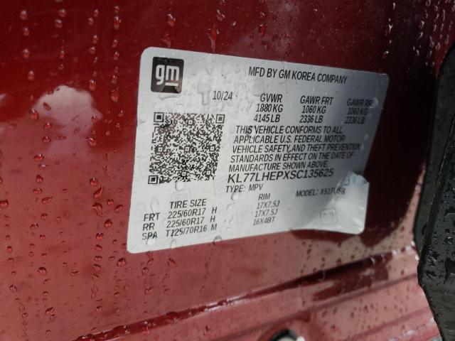 2025 CHEVROLET TRAX - KL77LHEPXSC135625