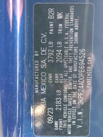 2023 KIA FORTE LX - 3KPF24AD0PE694526