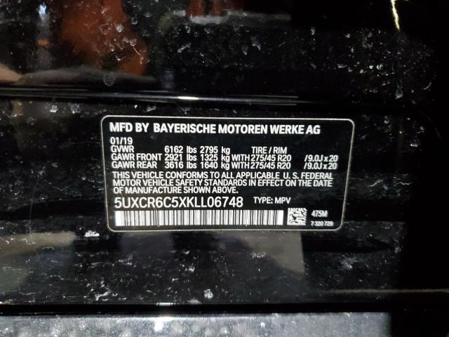 2019 BMW X5 XDRIVE4 - 5UXCR6C5XKLL06748