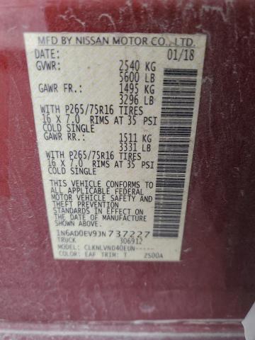 2018 NISSAN FRONTIER S - 1N6AD0EV9JN737227