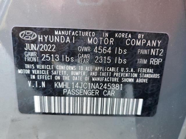2022 HYUNDAI SONATA N L - KMHL14JC1NA245381