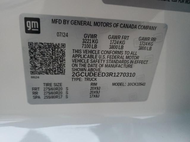 2024 CHEVROLET SILVERADO - 2GCUDEED3R1270310