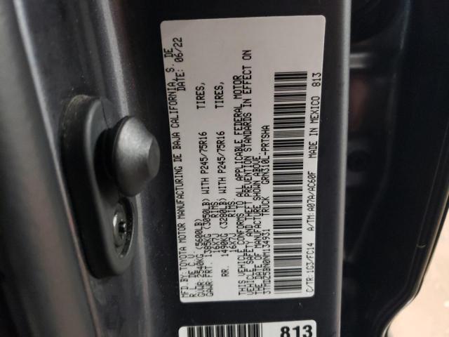 2022 TOYOTA TACOMA DOU - 3TMDZ5BN0NM134931