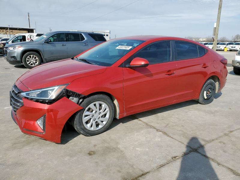 HYUNDAI ELANTRA SE 2020 red  gas 5NPD74LF0LH526611 photo #1