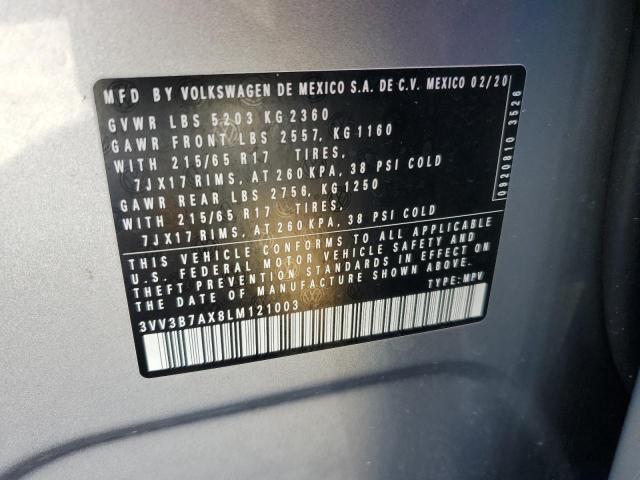 2020 VOLKSWAGEN TIGUAN SE - 3VV3B7AX8LM121003
