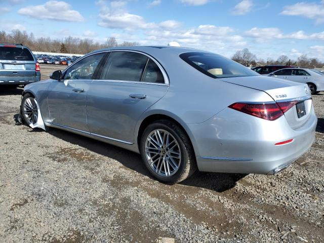 Vin: w1k6g7gb8na111117, lot: 45589375, mercedes-benz s-class 580 4matic 20222