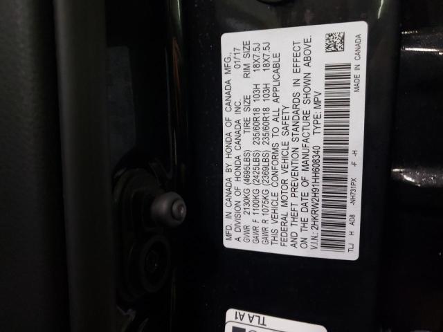 2017 HONDA CR-V TOURI - 2HKRW2H91HH608340