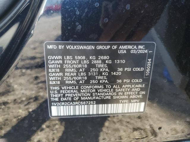 2024 VOLKSWAGEN ATLAS PEAK 1V2CR2CA3RC567252