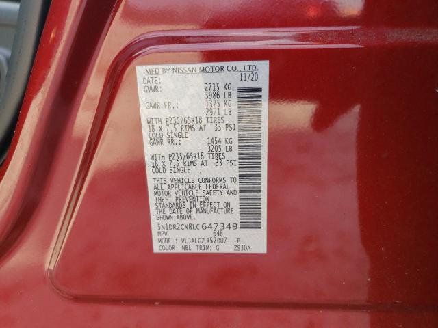 2020 NISSAN PATHFINDER - 5N1DR2CN8LC647349